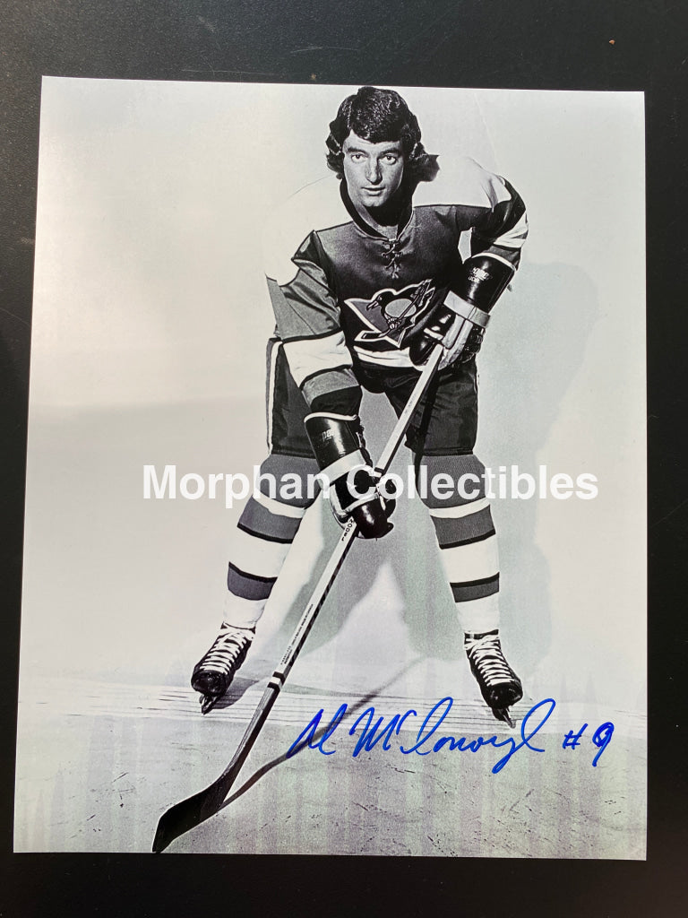 Al Mcdonough- Autographed Photo - Pittsburg Penguins 8X10