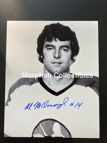 Al Mcsonougg- Autographed Photo - Cleveland Crusaders Wha 8X10