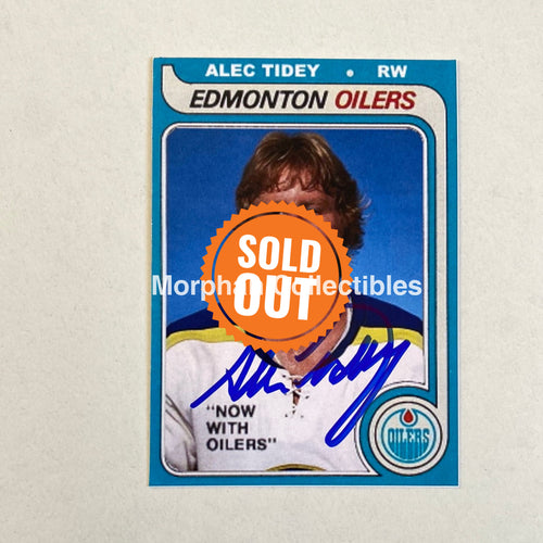 Alec Tidey - Autographed Card Custom Buffalo Sabres
