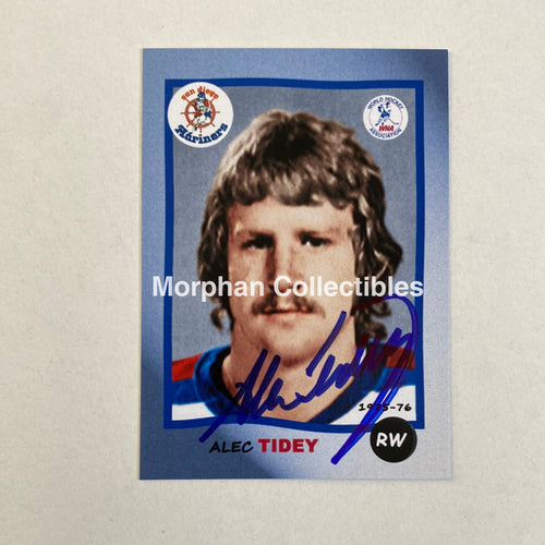 Alec Tidey - Autographed Card Custom San Diego Mariners