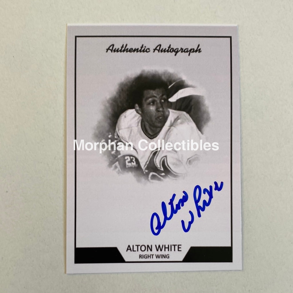 Alton White - Autographed Card Custom Los Angelos Sharks