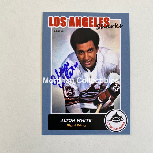 Alton White - Autographed Card Custom Los Angelos Sharks