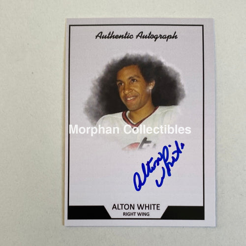 Alton White - Autographed Card Custom Michigan Stags