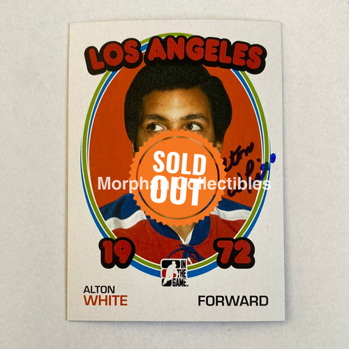 Alton White - Autographed Card In The Game 1972