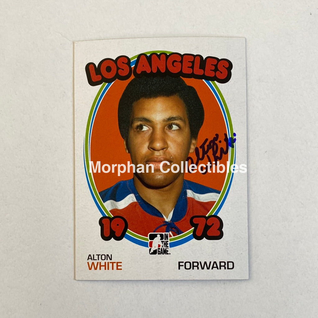 Alton White - Autographed Card In The Game 1972