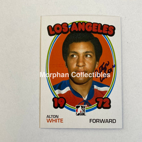 Alton White - Autographed Card In The Game 1972