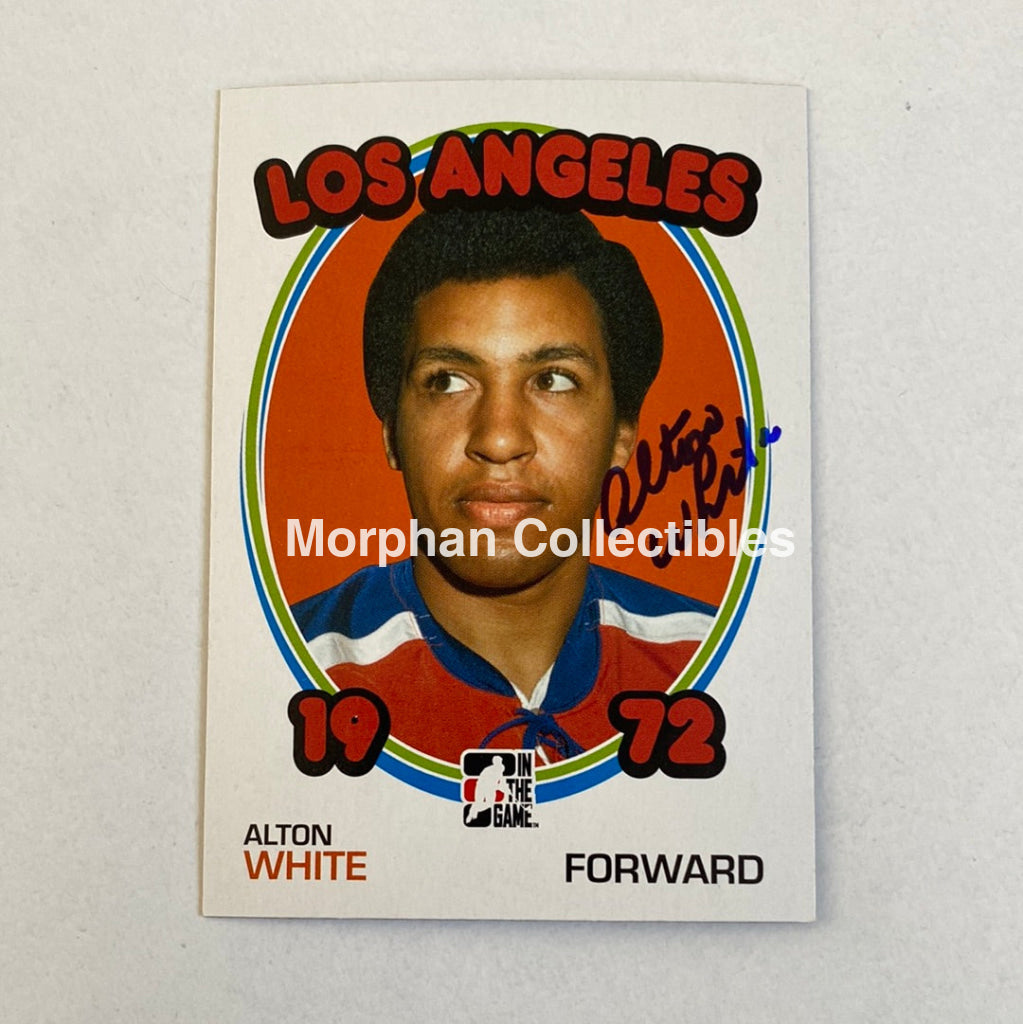 Alton White - Autographed Card In The Game 1972
