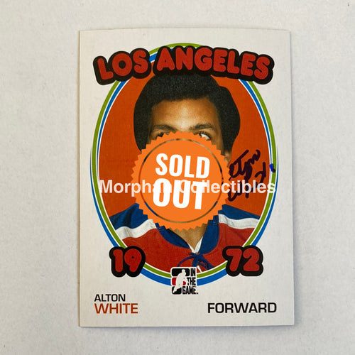 Alton White - Autographed Card In The Game 1972