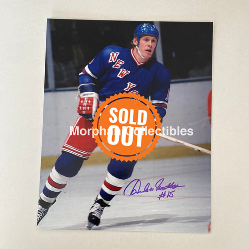 Anders Hedberg - Autographed 8X10 Photo New York Rangers
