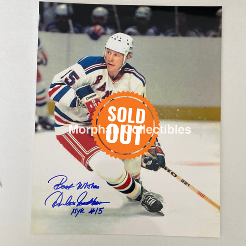 Anders Hedberg - Autographed 8X10 Photo New York Rangers