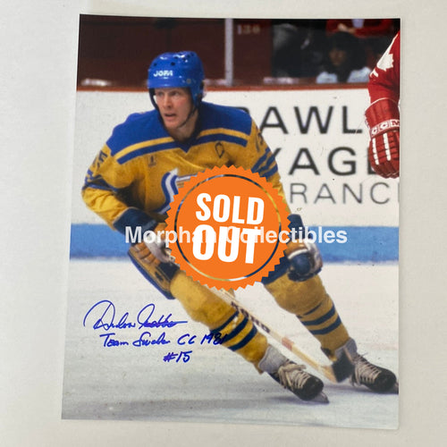 Anders Hedberg - Autographed 8X10 Photo Team Sweden