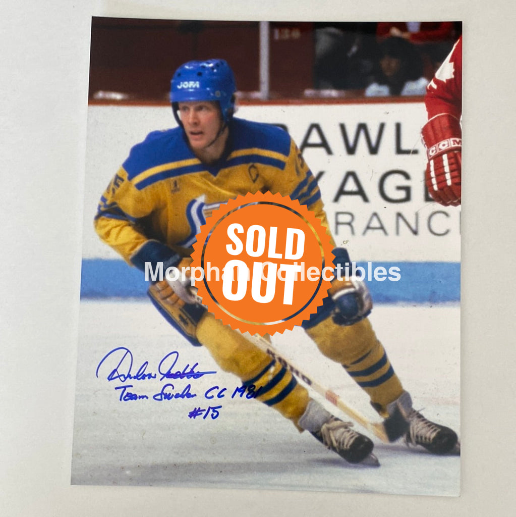 Anders Hedberg - Autographed 8X10 Photo Team Sweden