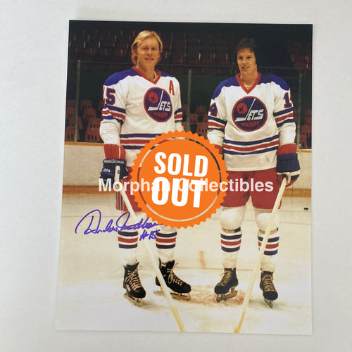 Anders Hedberg - Autographed 8X10 Photo Winnipeg Jets