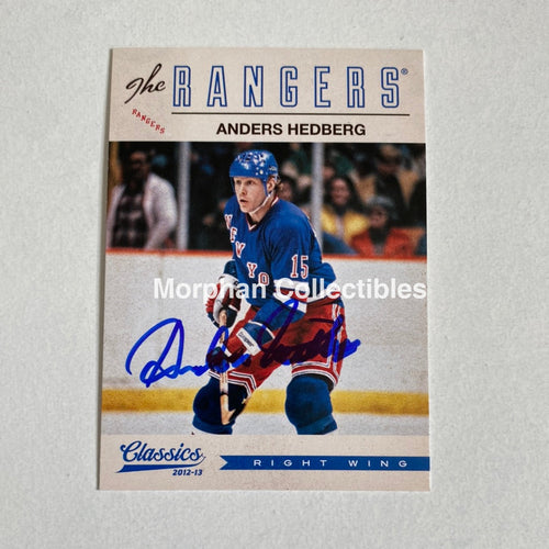 Anders Hedberg - Autographed Card Panini Classic 2012-13