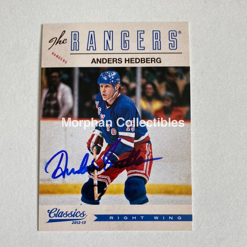 Anders Hedberg - Autographed Card Panini Classic 2012-13