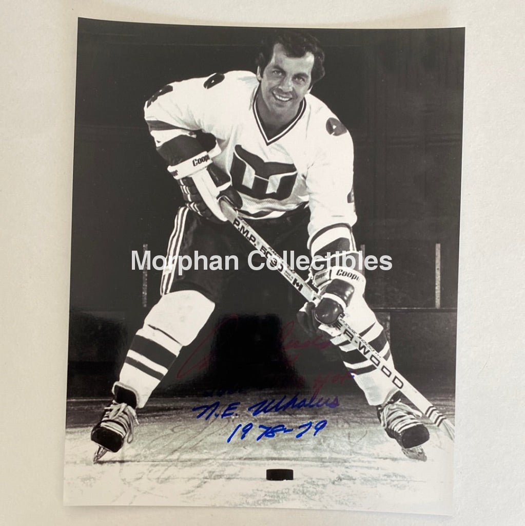 Andre Lacroix - Autographed 8X10 Photo Hartford Whalers