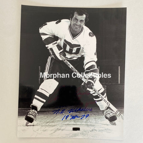 Andre Lacroix - Autographed 8X10 Photo Hartford Whalers
