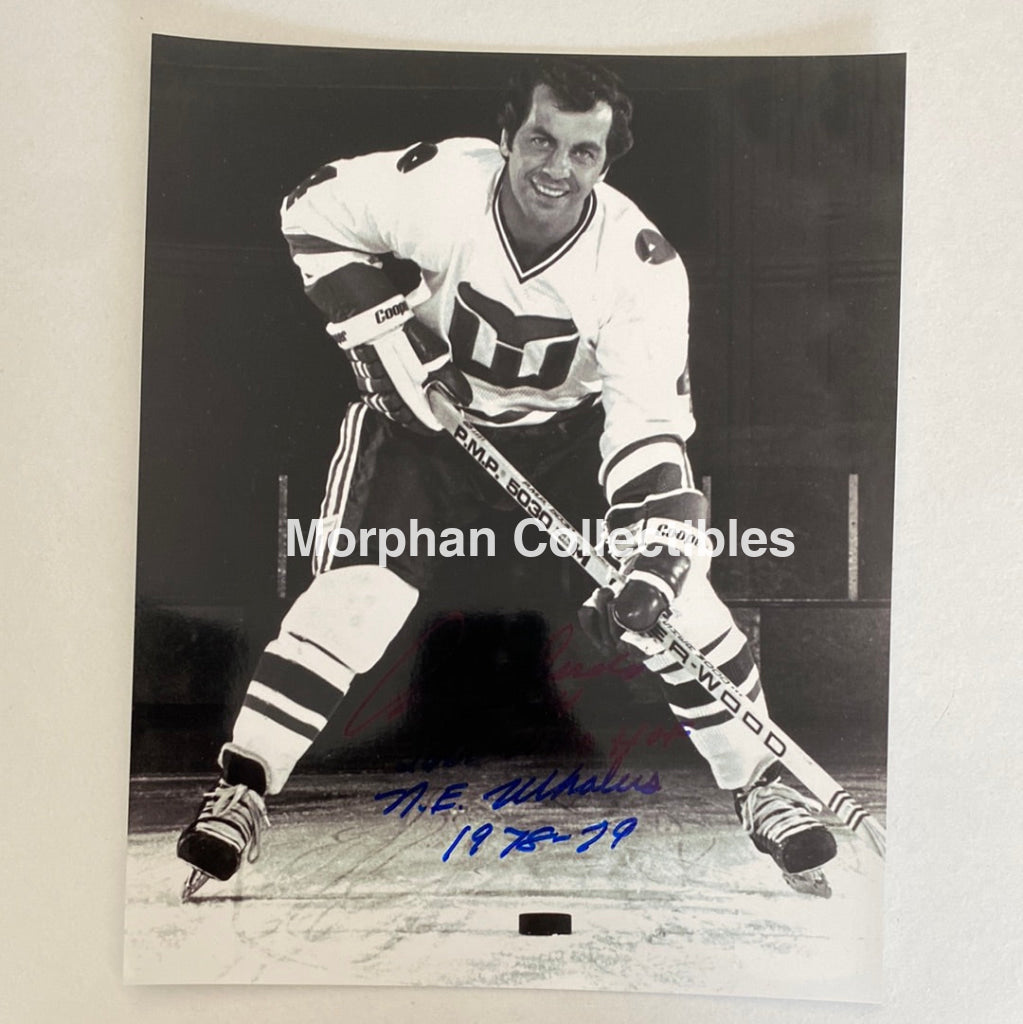 Andre Lacroix - Autographed 8X10 Photo Hartford Whalers