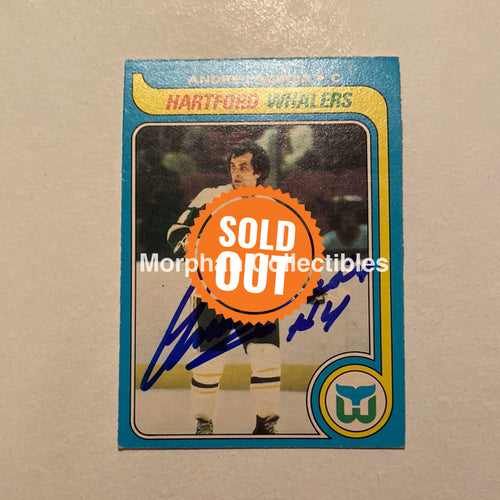 Andre Lacroix - Autographed Card Opc 1979-80