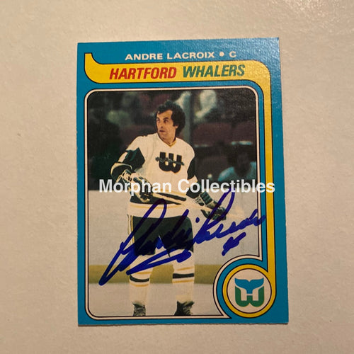 Andre Lacroix - Autographed Card Opc 1979-80
