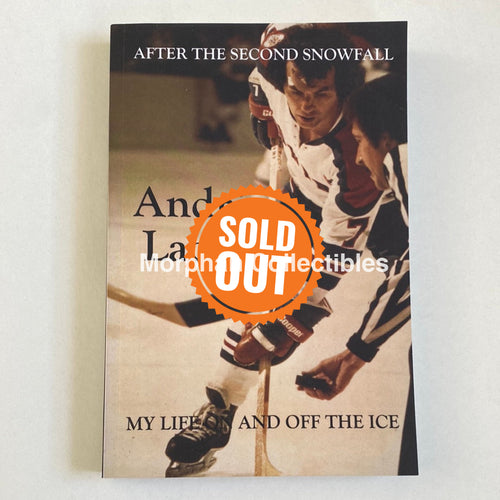 Andre Lacroix Book Signed Puck