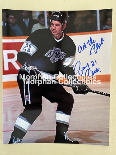 Barry Beck - Autographed 8X10 Photo Los Angeles Kings