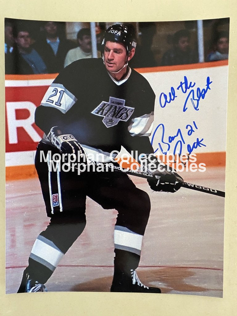 Barry Beck - Autographed 8X10 Photo Los Angeles Kings