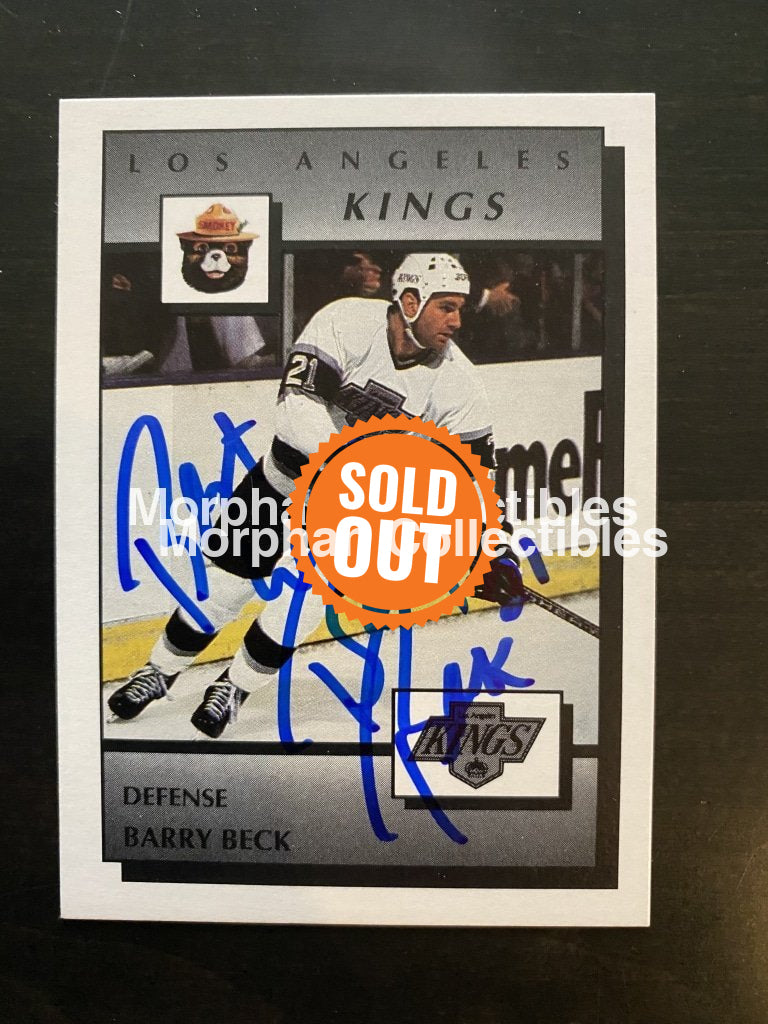 Barry Beck - Autographed Card 1990 Smokey #2