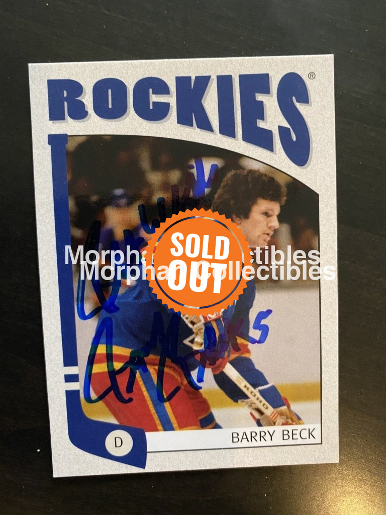 Barry Beck - Autographed Card 2005 Itg