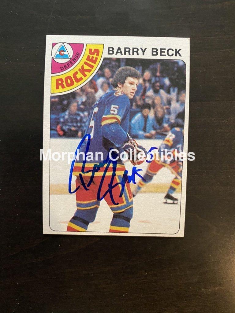 Barry Beck Autographed Cards Card