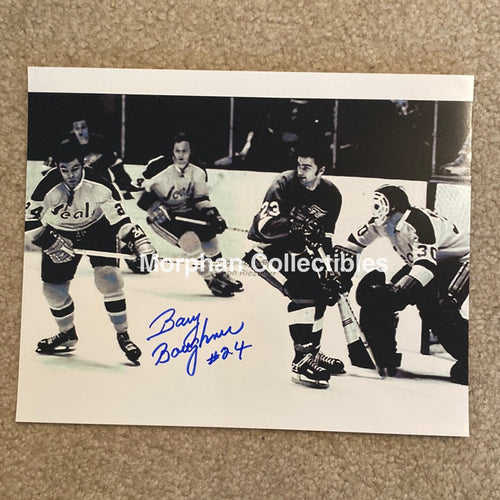 Barry Boughner - Autographed California Golden Seals 8X10 Photo