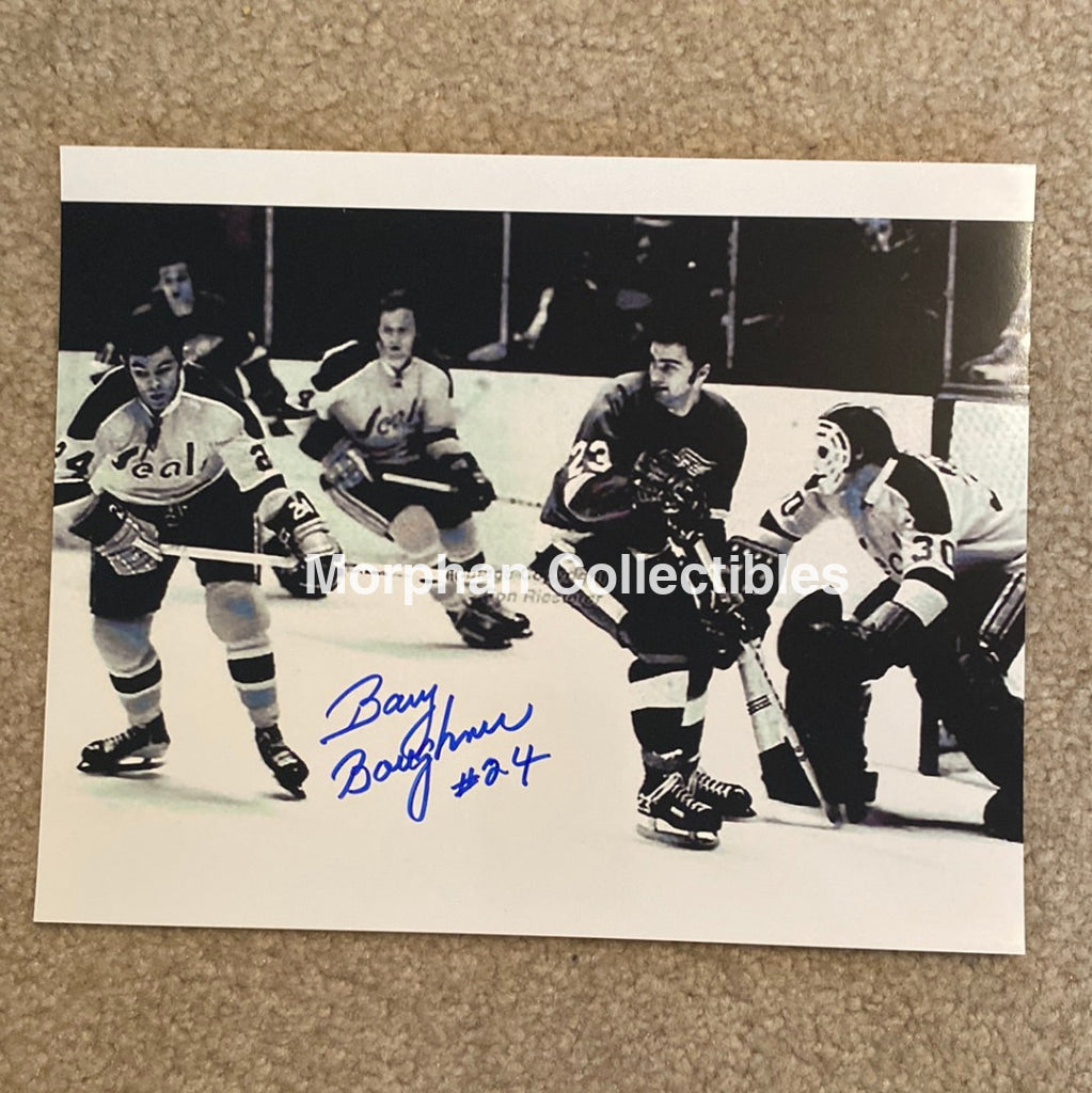 Barry Boughner - Autographed California Golden Seals 8X10 Photo