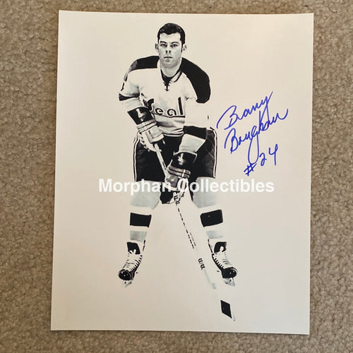 Barry Boughner - Autographed California Golden Seals 8X10 Photo