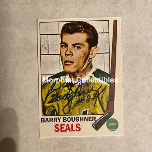 Barry Boughner - Autographed Card Custom California Seals