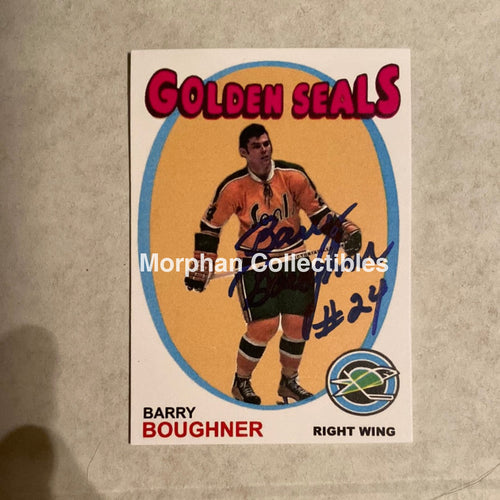 Barry Boughner - Autographed Card Custom California Seals