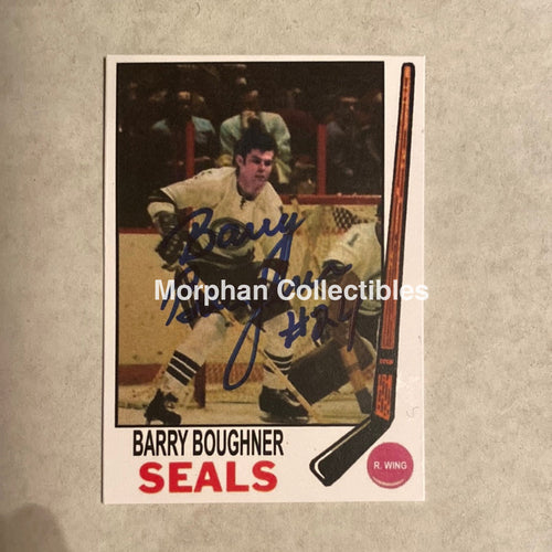 Barry Boughner - Autographed Card Custom California Seals