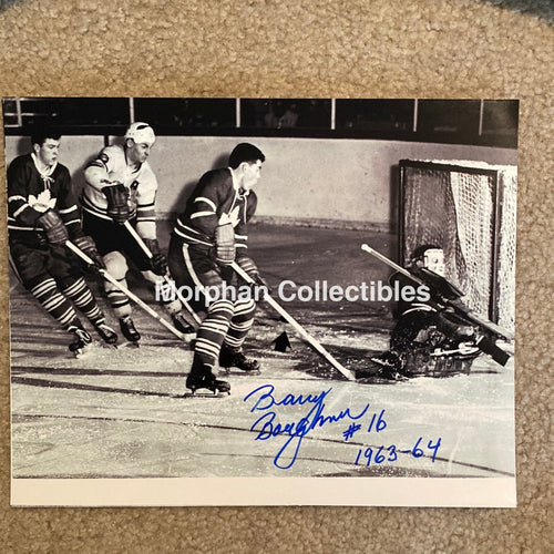 Barry Boughner - Autographed London Nationals 8X10 Photo