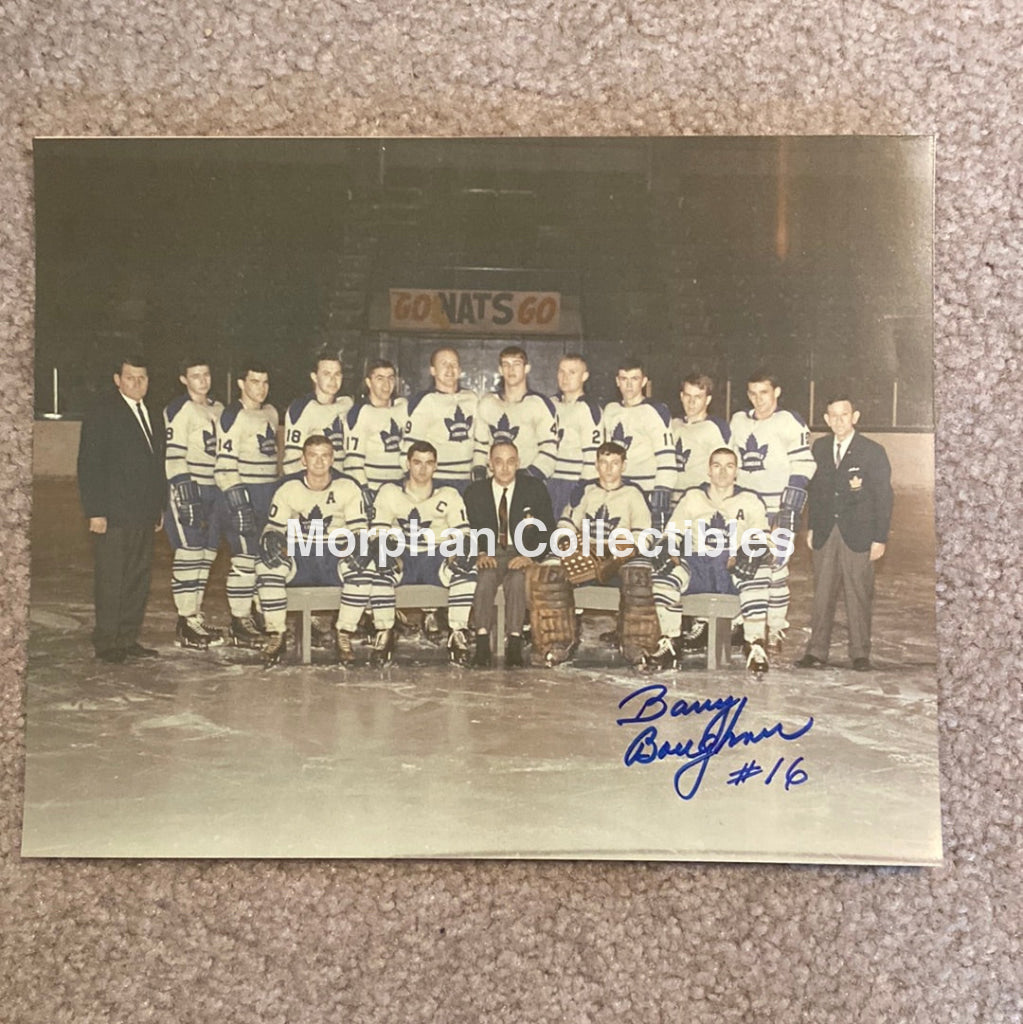 Barry Boughner - Autographed London Nationals 8X10 Team Photo