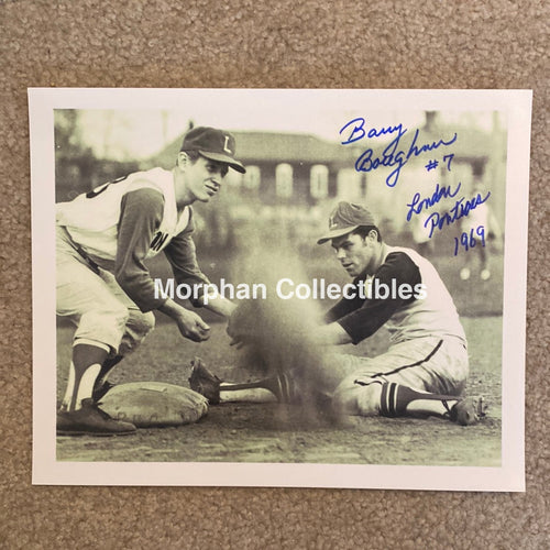 Barry Boughner - Autographed London Pontiacs 8X10 Photo