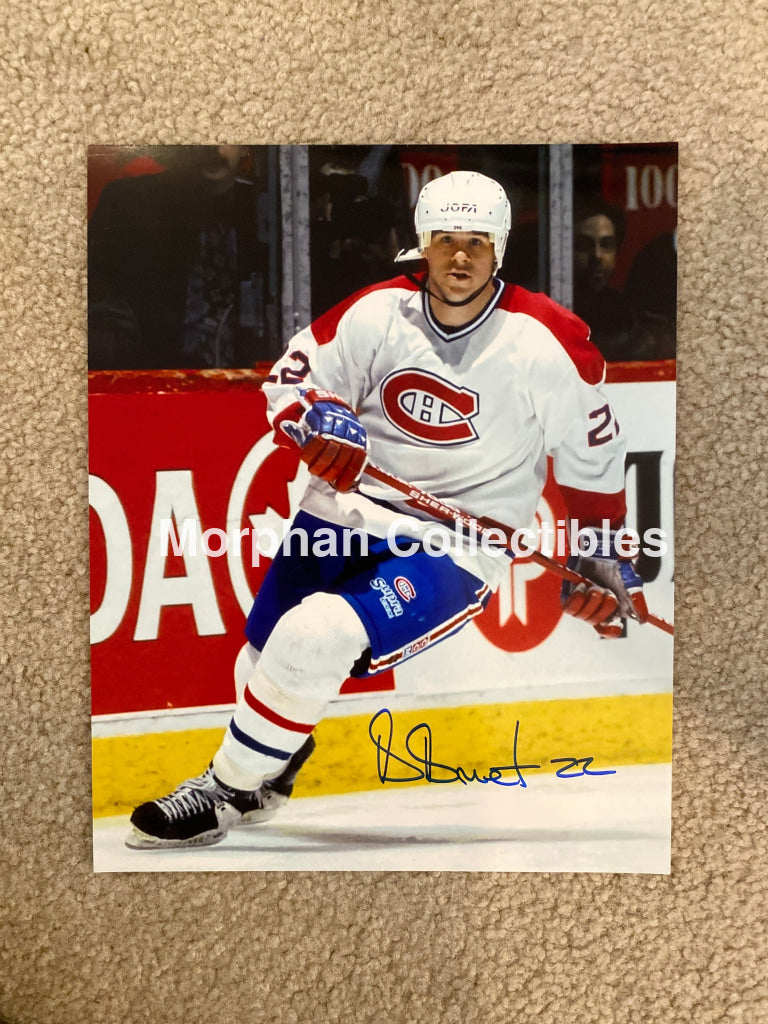 Benoit Brunet - Autographed 8X10 Photo Montreal Canadiens