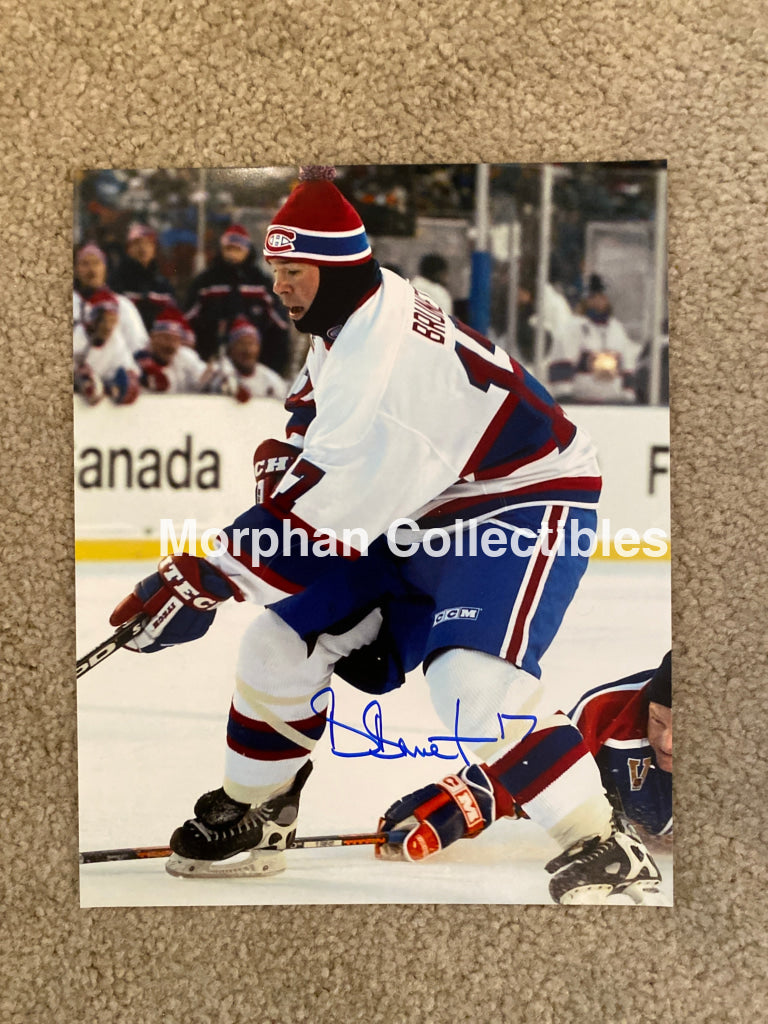 Benoit Brunet - Autographed 8X10 Photo Montreal Canadiens