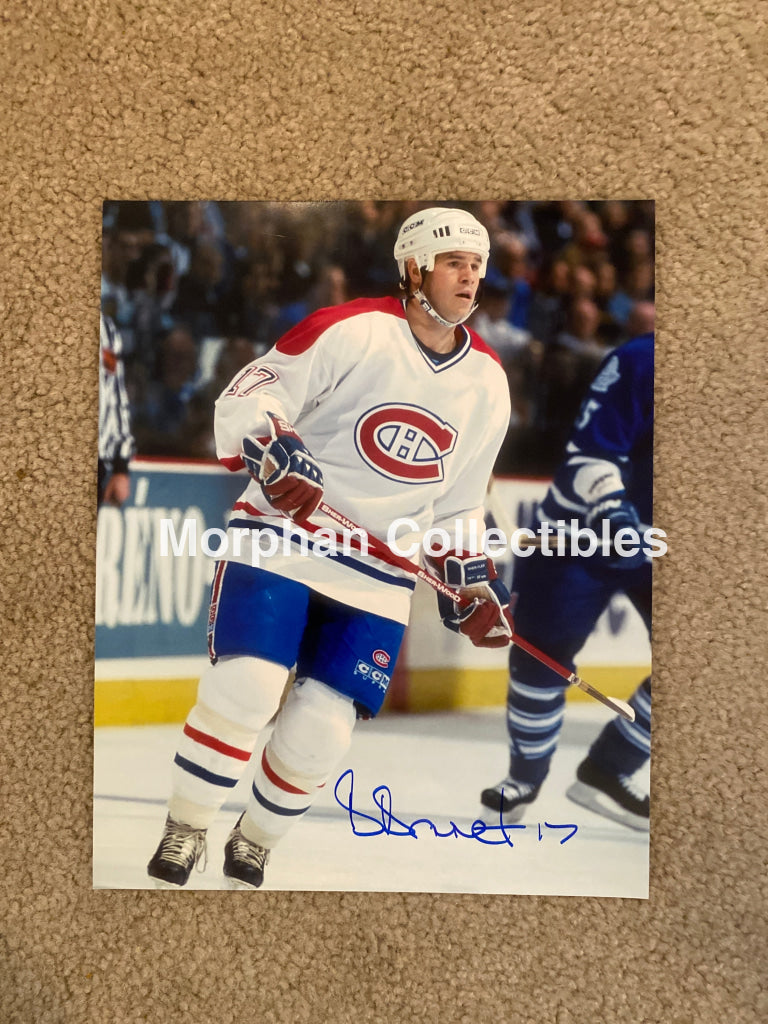 Benoit Brunet - Autographed 8X10 Photo Montreal Canadiens