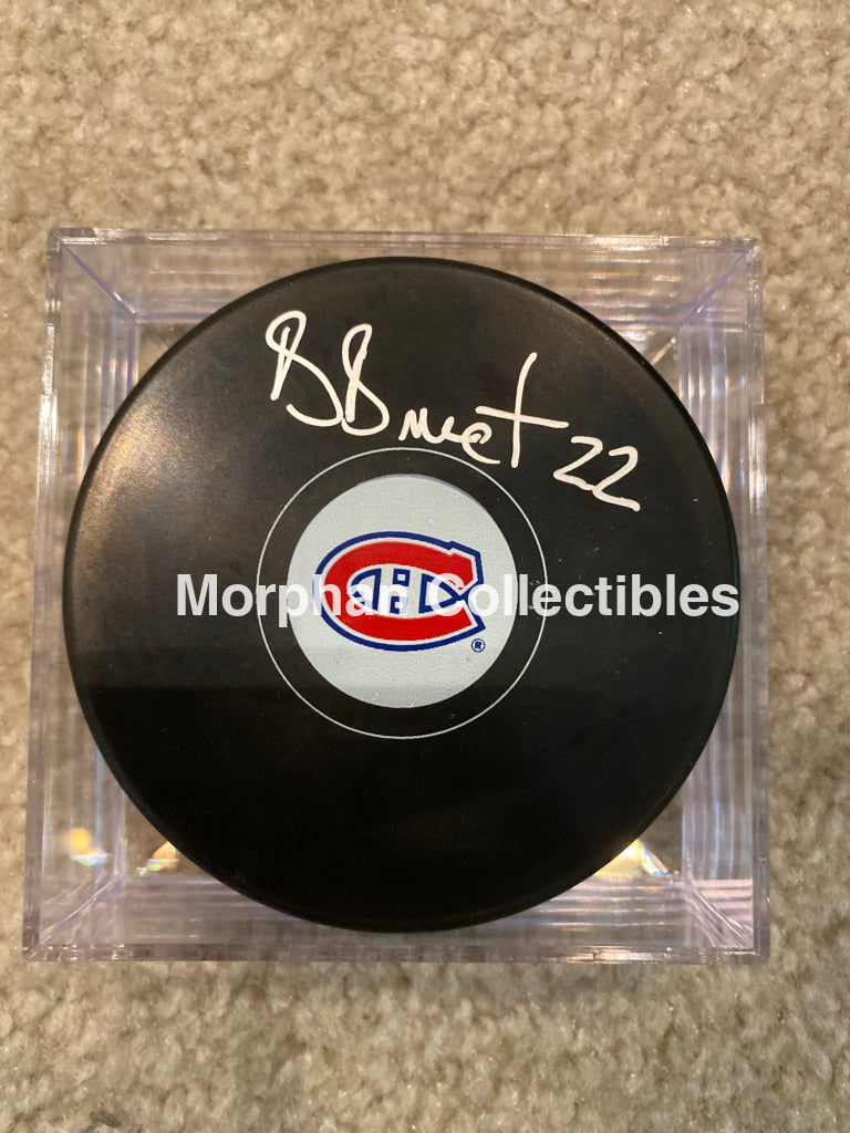 Benoit Brunet - Autographed Puck Montreal Canadiens