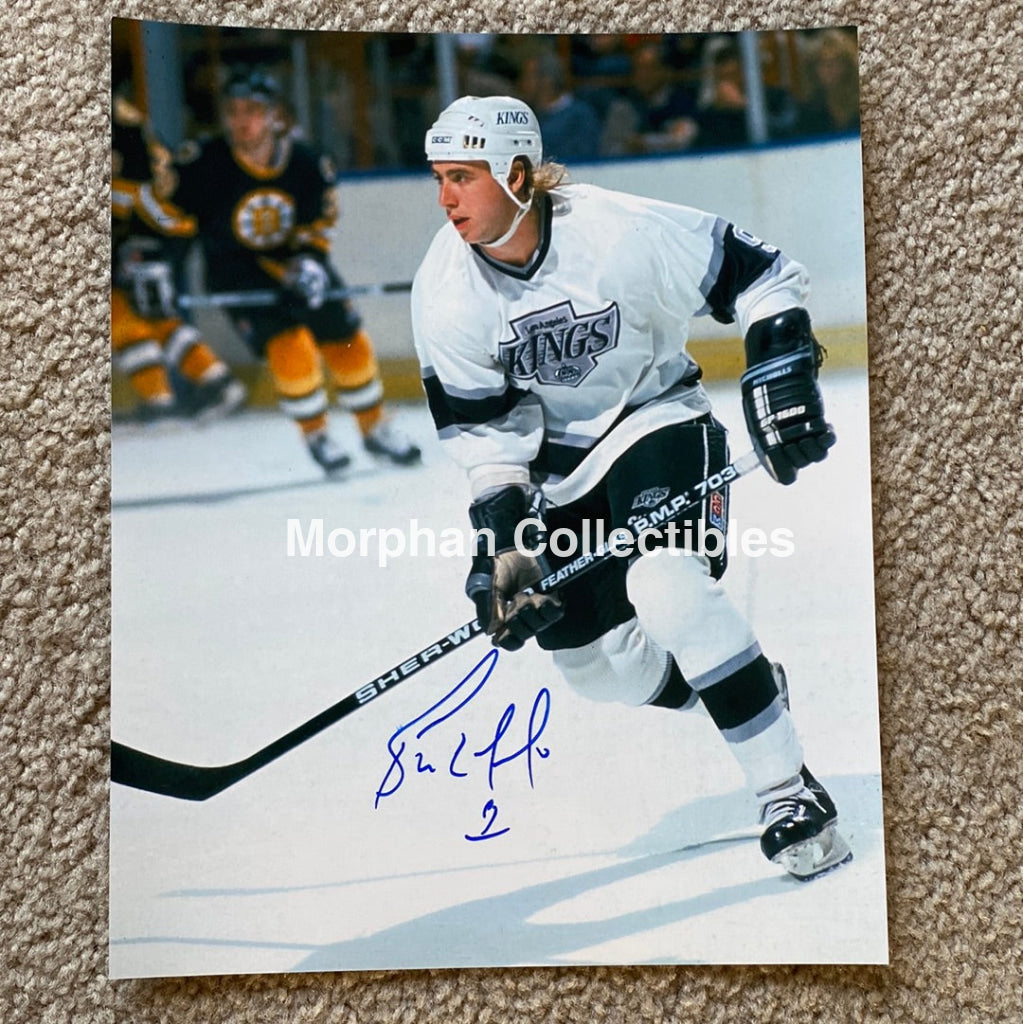 Bernie Nicholls - Autographed 8X10 Photo Los Angelos Kings