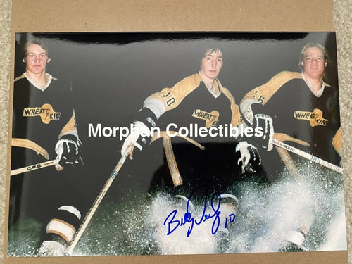 Bill Derlago - Autographed 8X10 Photo Brandon Wheatkings 8X12