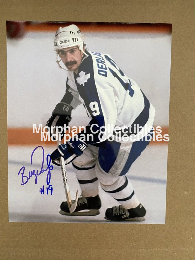 Bill Derlago - Autographed 8X10 Photo Toronto Maple Leafs #2