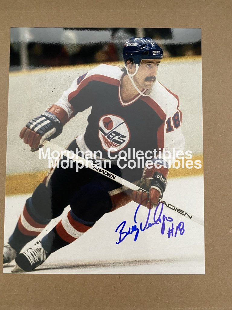 Bill Derlago - Autographed Photos Winnipeg Jets Photo