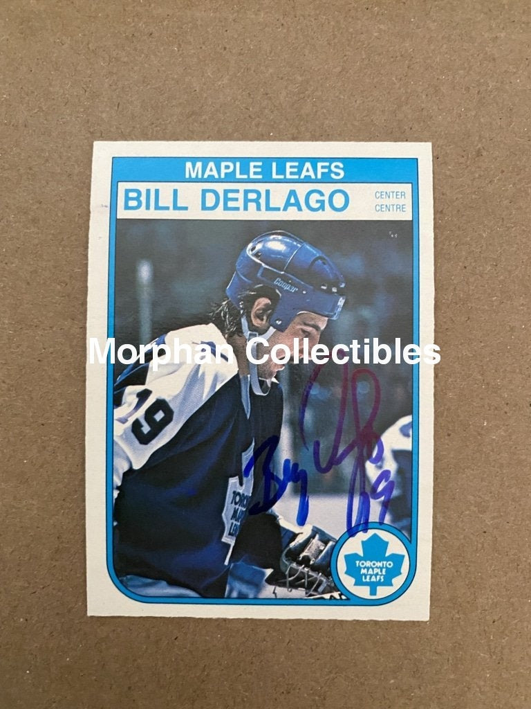 Bill Derlago Autographed Cards 1982-83 Opc #1 Card