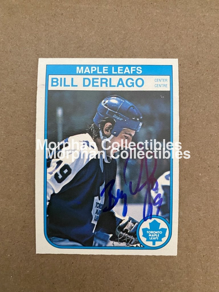 Bill Derlago Autographed Cards 1982-83 Opc #1 Card