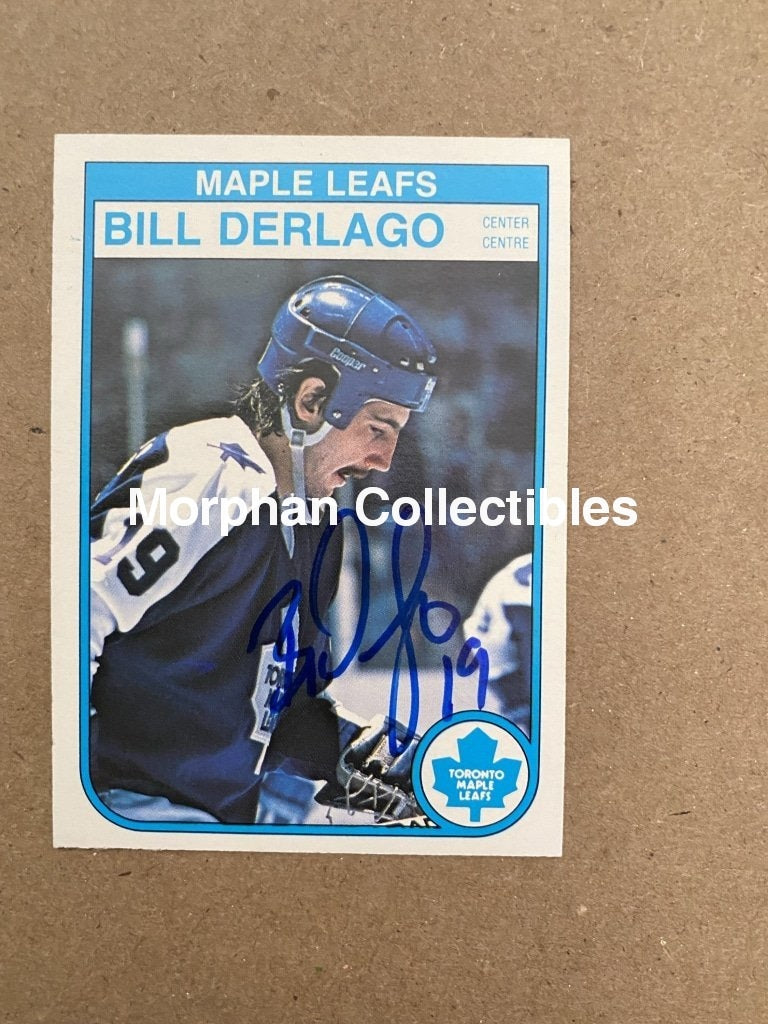 Bill Derlago Autographed Cards 1982-83 Opc #3 Card